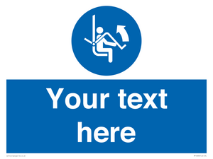 Custom Mandatory: Open safety bar of chairlift